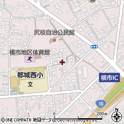 宮崎県都城市南横市町3940-15周辺の地図