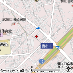 宮崎県都城市南横市町3974-1周辺の地図