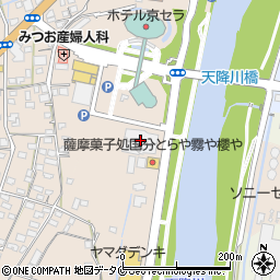 ホームテック株式会社南九州支店周辺の地図