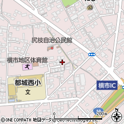 宮崎県都城市南横市町3940-13周辺の地図