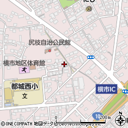 宮崎県都城市南横市町3938周辺の地図