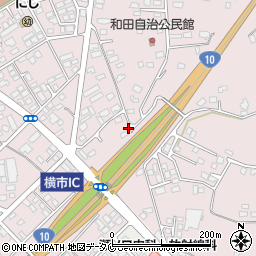 宮崎県都城市南横市町3964周辺の地図