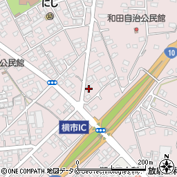 宮崎県都城市南横市町3978周辺の地図