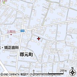 宮崎県都城市郡元町2856-5周辺の地図