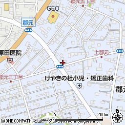 宮崎県　バウンドテニス協会周辺の地図