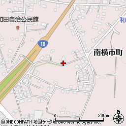 宮崎県都城市南横市町4144周辺の地図