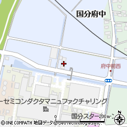 鹿児島県霧島市国分府中992周辺の地図