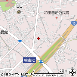宮崎県都城市南横市町3985周辺の地図