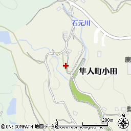 鹿児島県霧島市隼人町小田1804周辺の地図