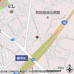 宮崎県都城市南横市町3980-4周辺の地図