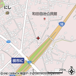 宮崎県都城市南横市町4101周辺の地図