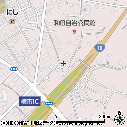 宮崎県都城市南横市町4101周辺の地図