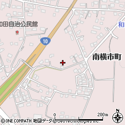 宮崎県都城市南横市町4146周辺の地図