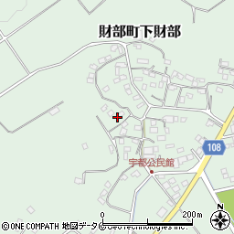 鹿児島県曽於市財部町下財部2702周辺の地図