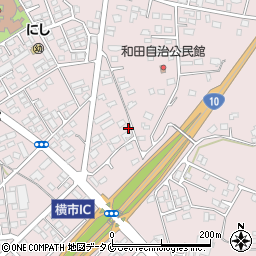 宮崎県都城市南横市町3980周辺の地図