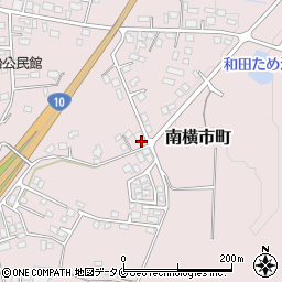 宮崎県都城市南横市町4155周辺の地図