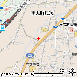 鹿児島県霧島市隼人町見次239周辺の地図