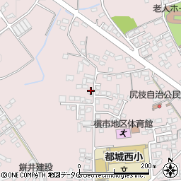 宮崎県都城市南横市町周辺の地図