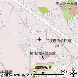 宮崎県都城市南横市町3917-2周辺の地図