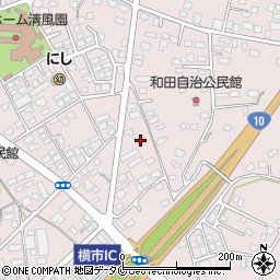 宮崎県都城市南横市町3983周辺の地図