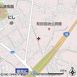 宮崎県都城市南横市町4097周辺の地図