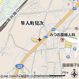 鹿児島県霧島市隼人町見次253周辺の地図