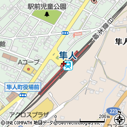 鹿児島県霧島市隼人町見次374周辺の地図