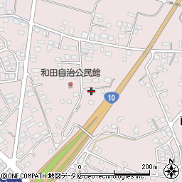 宮崎県都城市南横市町4107-2周辺の地図