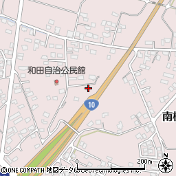 宮崎県都城市南横市町4108周辺の地図