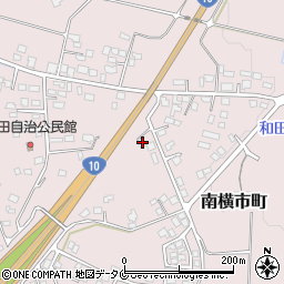 宮崎県都城市南横市町4134周辺の地図
