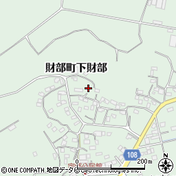 鹿児島県曽於市財部町下財部2671周辺の地図
