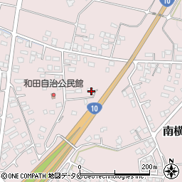 宮崎県都城市南横市町4115周辺の地図