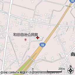 宮崎県都城市南横市町4109周辺の地図