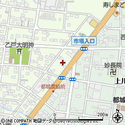 有限会社日本レンタカー都城周辺の地図