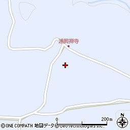 鹿児島県曽於市財部町北俣4184周辺の地図