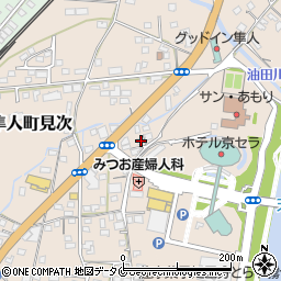 鹿児島県霧島市隼人町見次1317周辺の地図