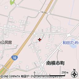 宮崎県都城市南横市町4122周辺の地図