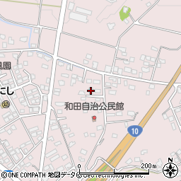 宮崎県都城市南横市町4086周辺の地図