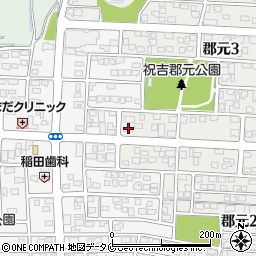 ショパン郡元店周辺の地図