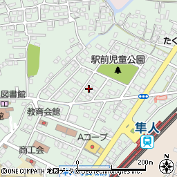 隼人防災設備周辺の地図
