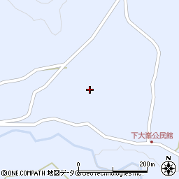 鹿児島県曽於市財部町北俣6837周辺の地図