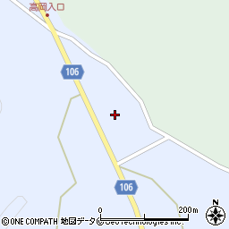 鹿児島県曽於市財部町北俣594周辺の地図