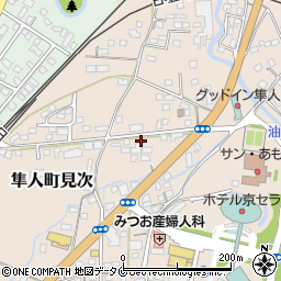 鹿児島県霧島市隼人町見次13周辺の地図