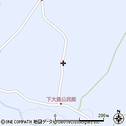 鹿児島県曽於市財部町北俣7017周辺の地図