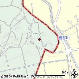 鹿児島県曽於市財部町下財部2537-4周辺の地図