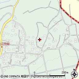 鹿児島県曽於市財部町下財部2563周辺の地図