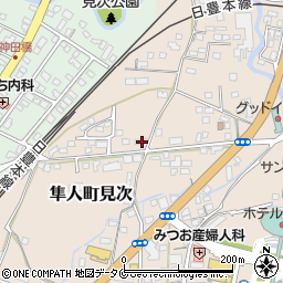 鹿児島県霧島市隼人町見次199周辺の地図