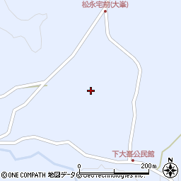 鹿児島県曽於市財部町北俣6920周辺の地図