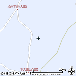 鹿児島県曽於市財部町北俣7015周辺の地図