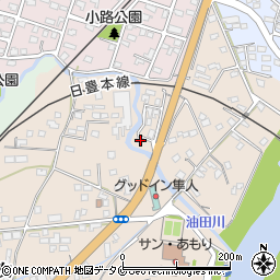 鹿児島県霧島市隼人町見次1659周辺の地図